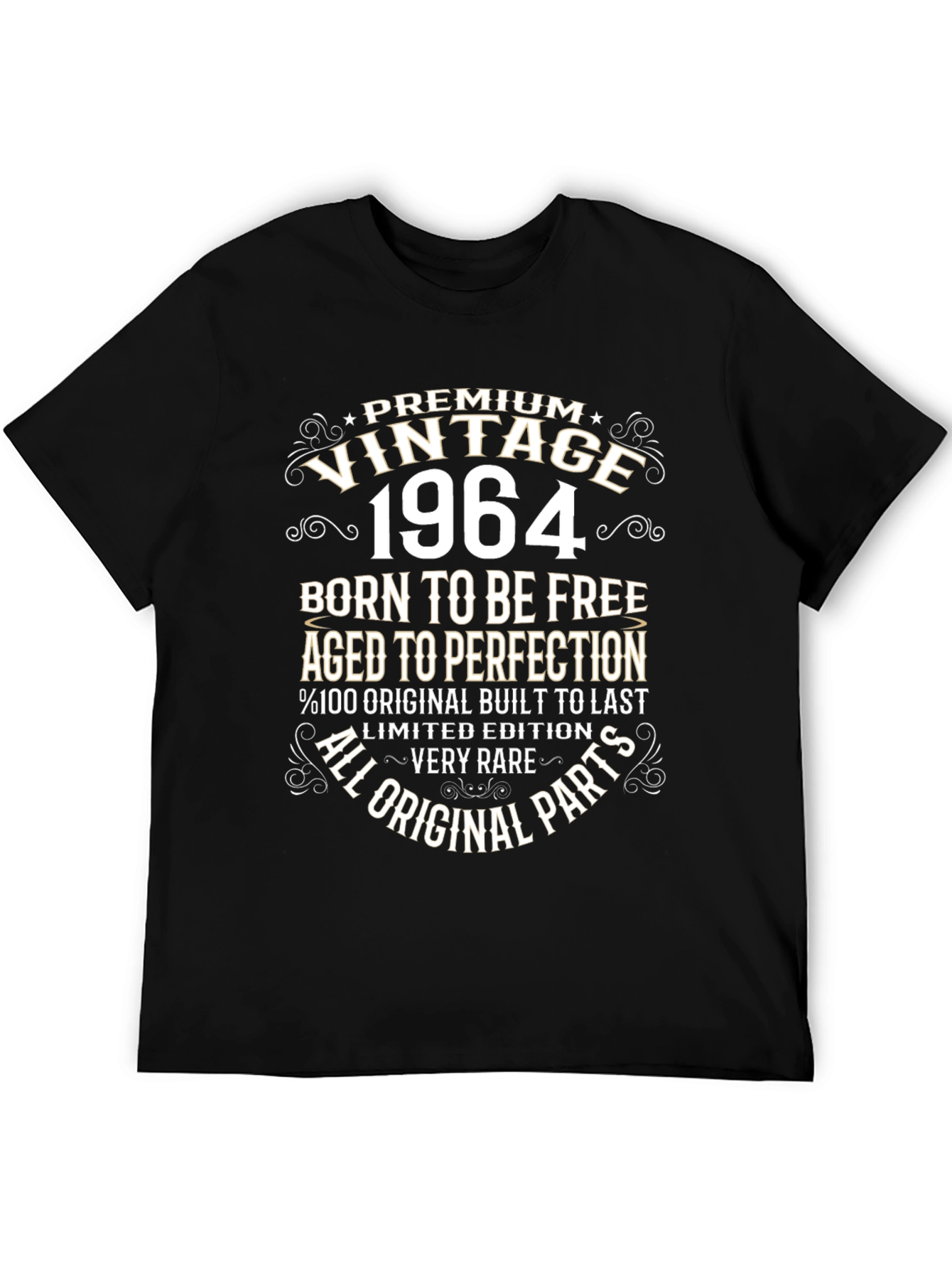 Vintage 1964 T-Shirt - Born To Be Free Aged To Perfection