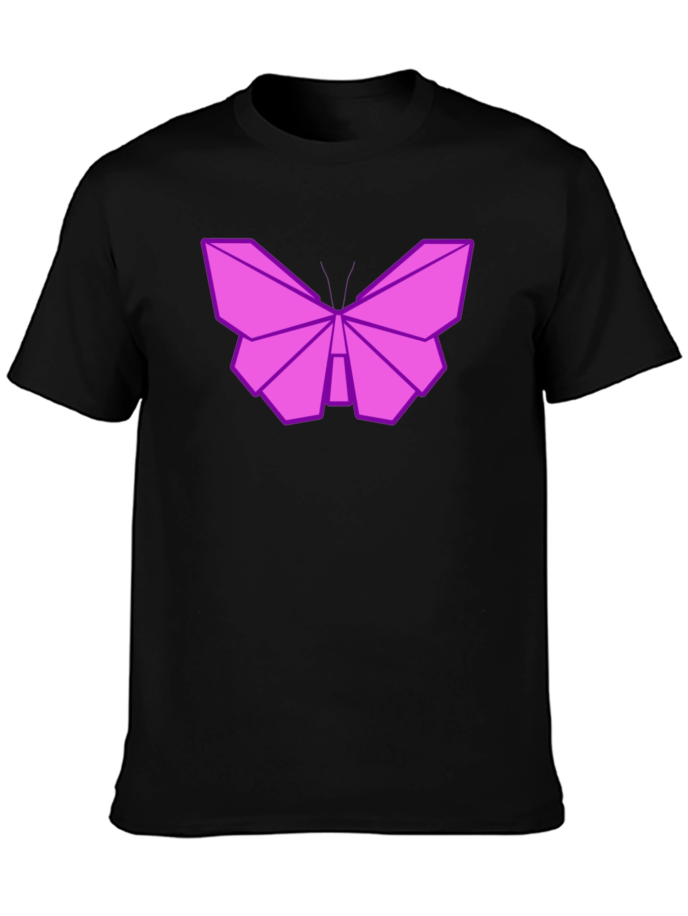 Origami Butterfly Graphic T-Shirt - Unique Design
