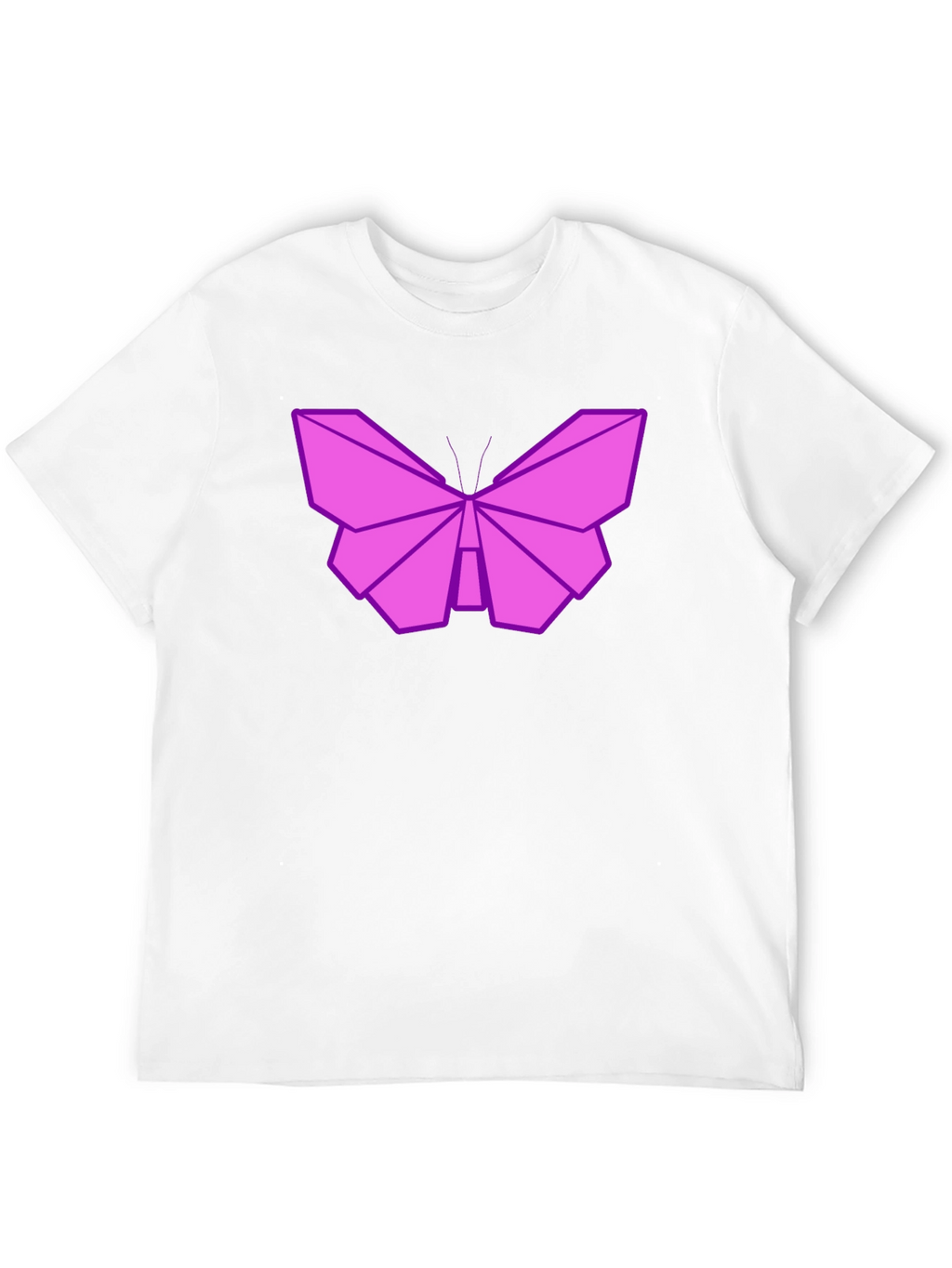 Origami Butterfly Graphic T-Shirt - Unique Design