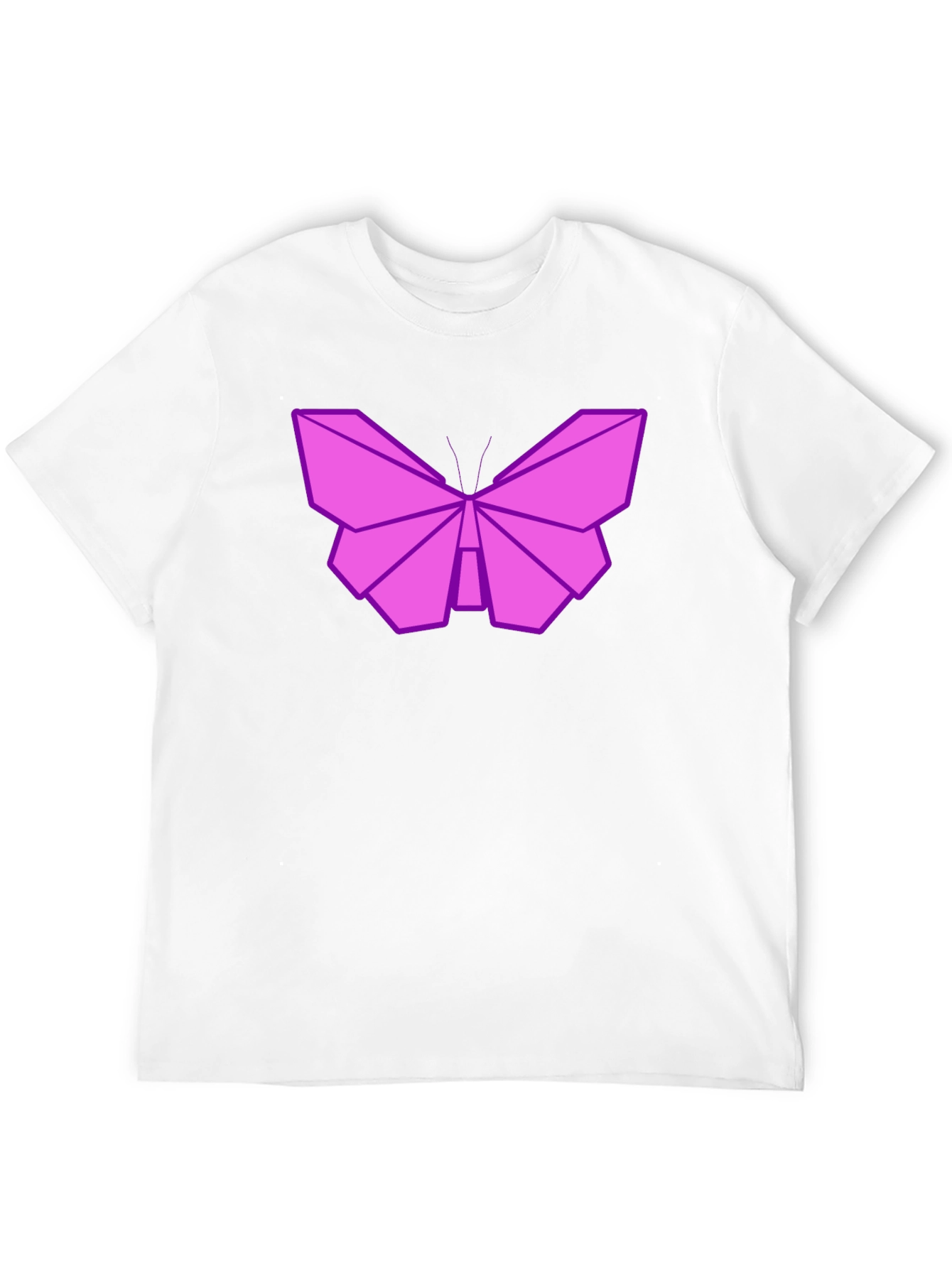Origami Butterfly Graphic T-Shirt - Unique Design