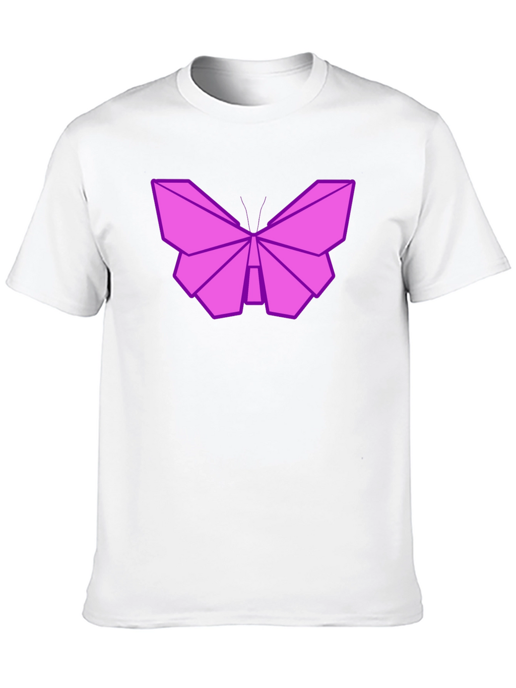 Origami Butterfly Graphic T-Shirt - Unique Design