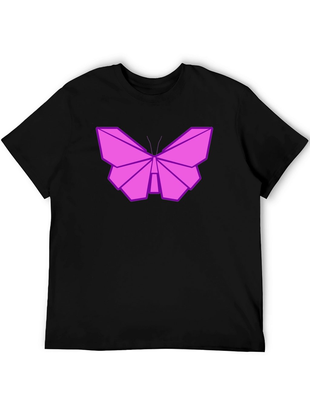Origami Butterfly Graphic T-Shirt - Unique Design