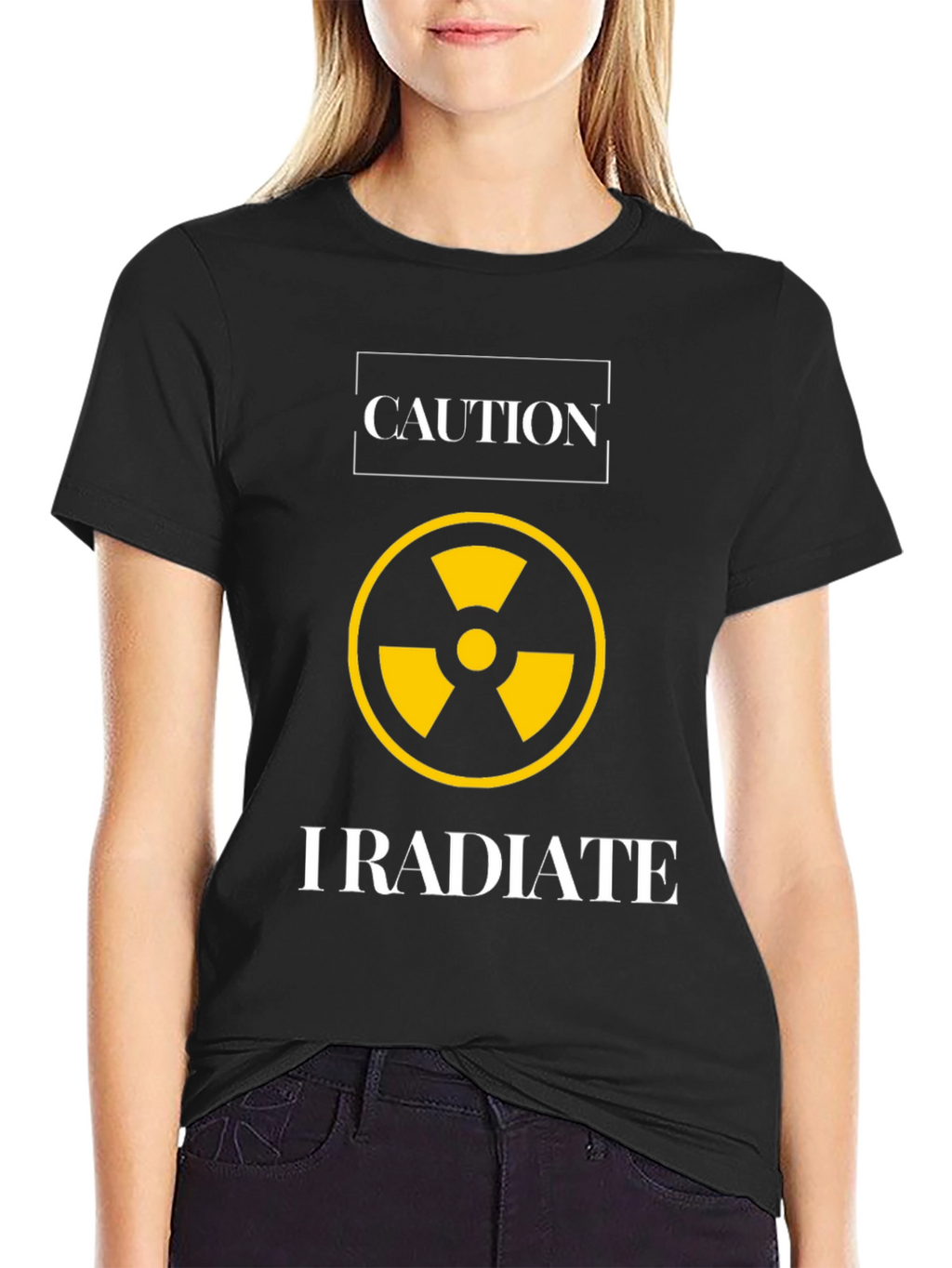 Caution I Radiate Graphic Tee