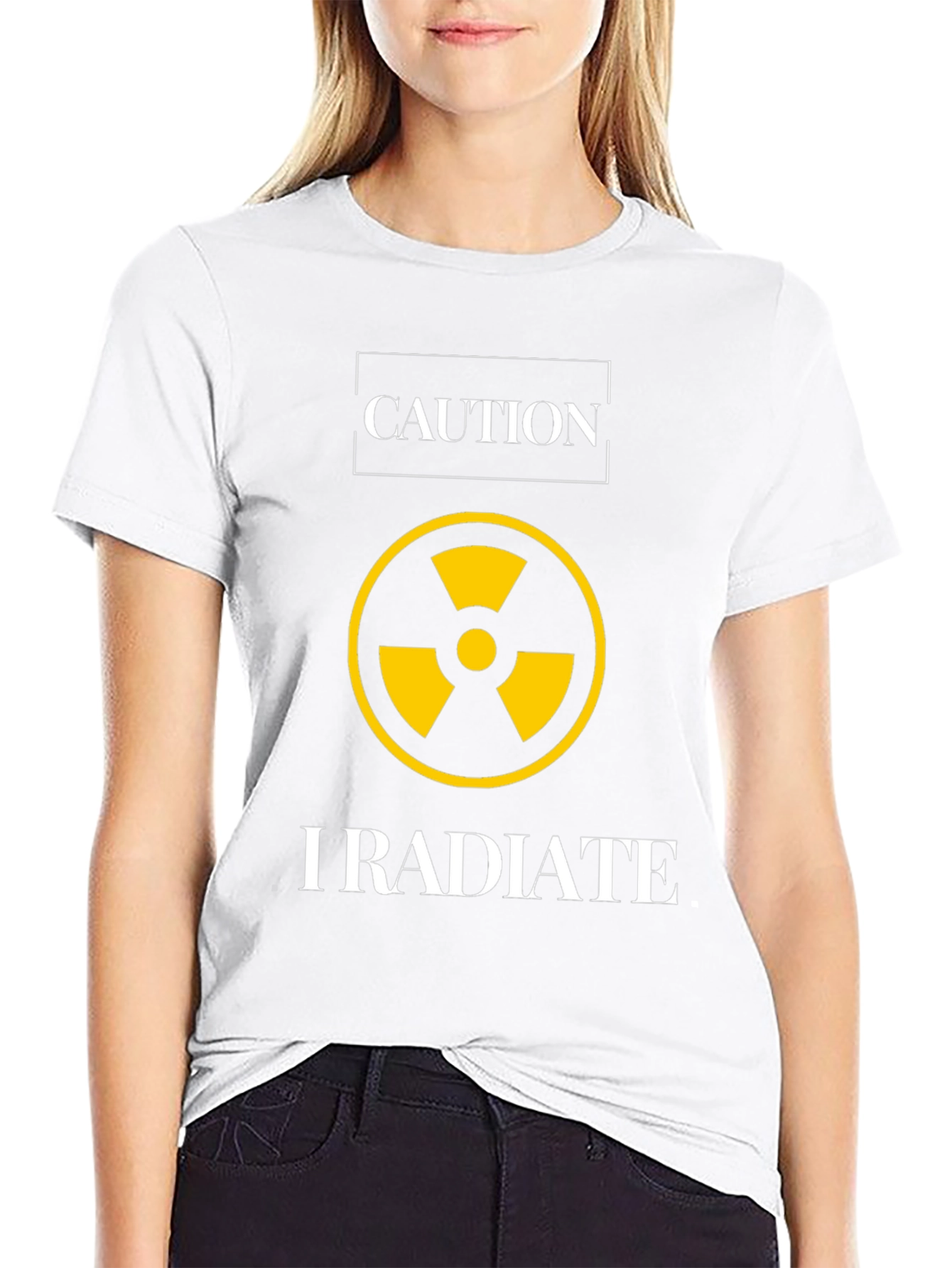 Caution I Radiate Graphic Tee