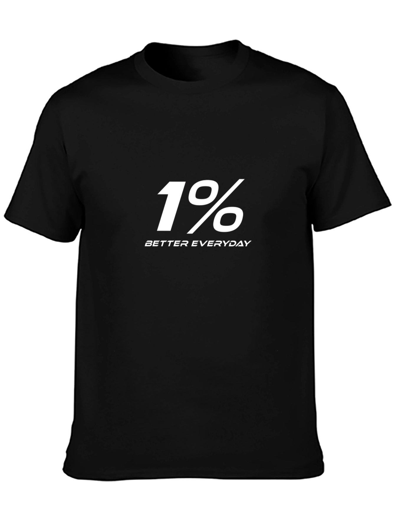 1% Better Everyday T-Shirt - Black