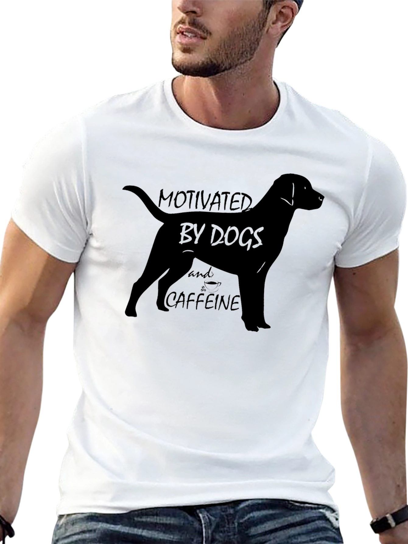 Dog & Caffeine Lover T-Shirt