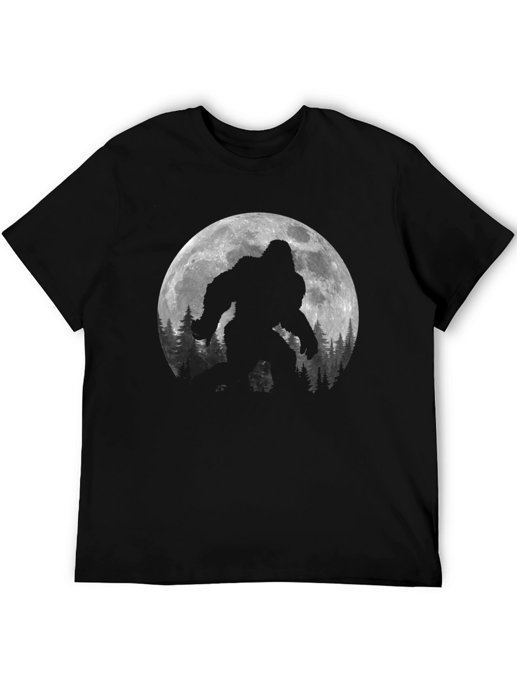 Bigfoot Moon Silhouette T-Shirt