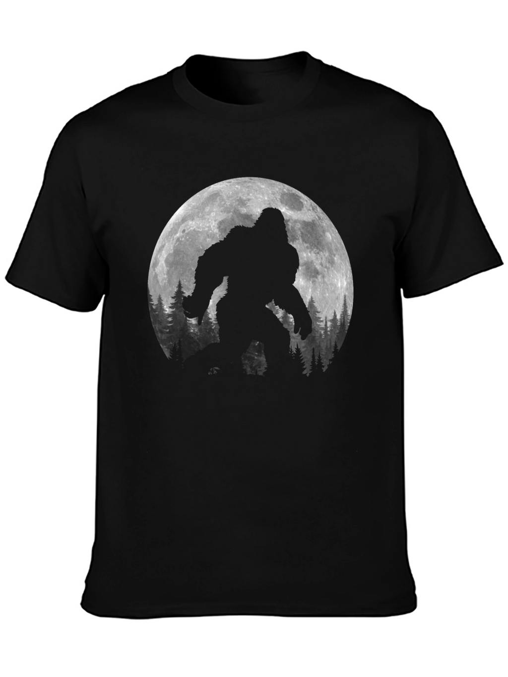 Bigfoot Moon Silhouette T-Shirt