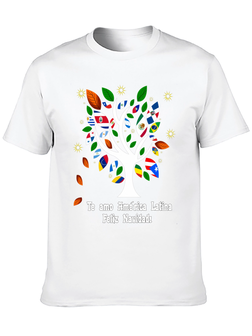 Latin America Christmas Tree T-Shirt