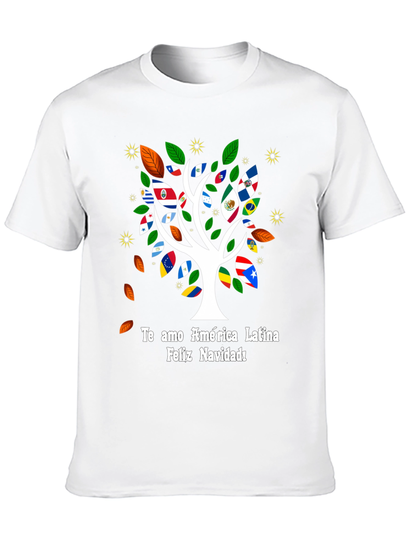 Latin America Christmas Tree T-Shirt