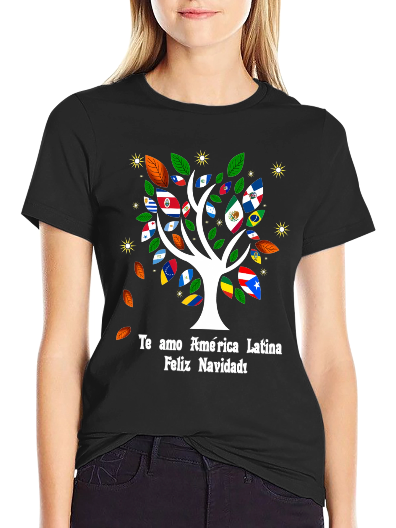 Latin America Christmas Tree T-Shirt