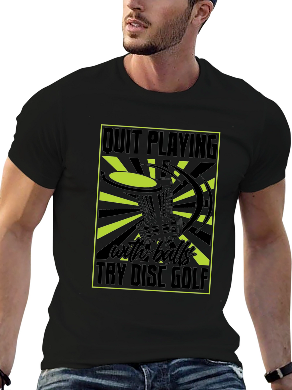 Quit Playing With Balls Try Disc Golf T-Shirt