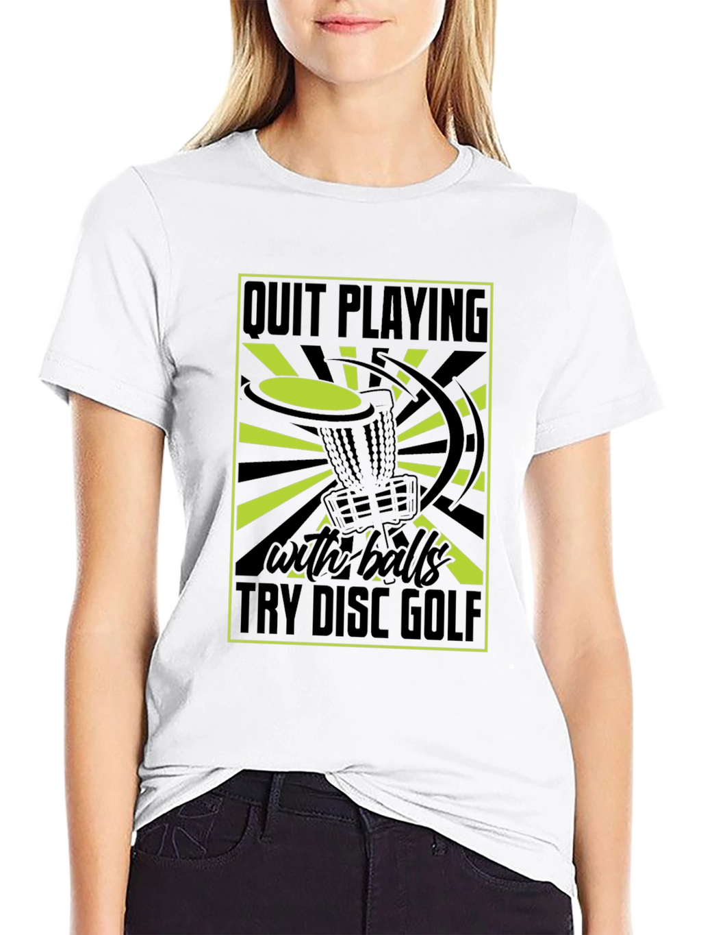 Quit Playing With Balls Try Disc Golf T-Shirt