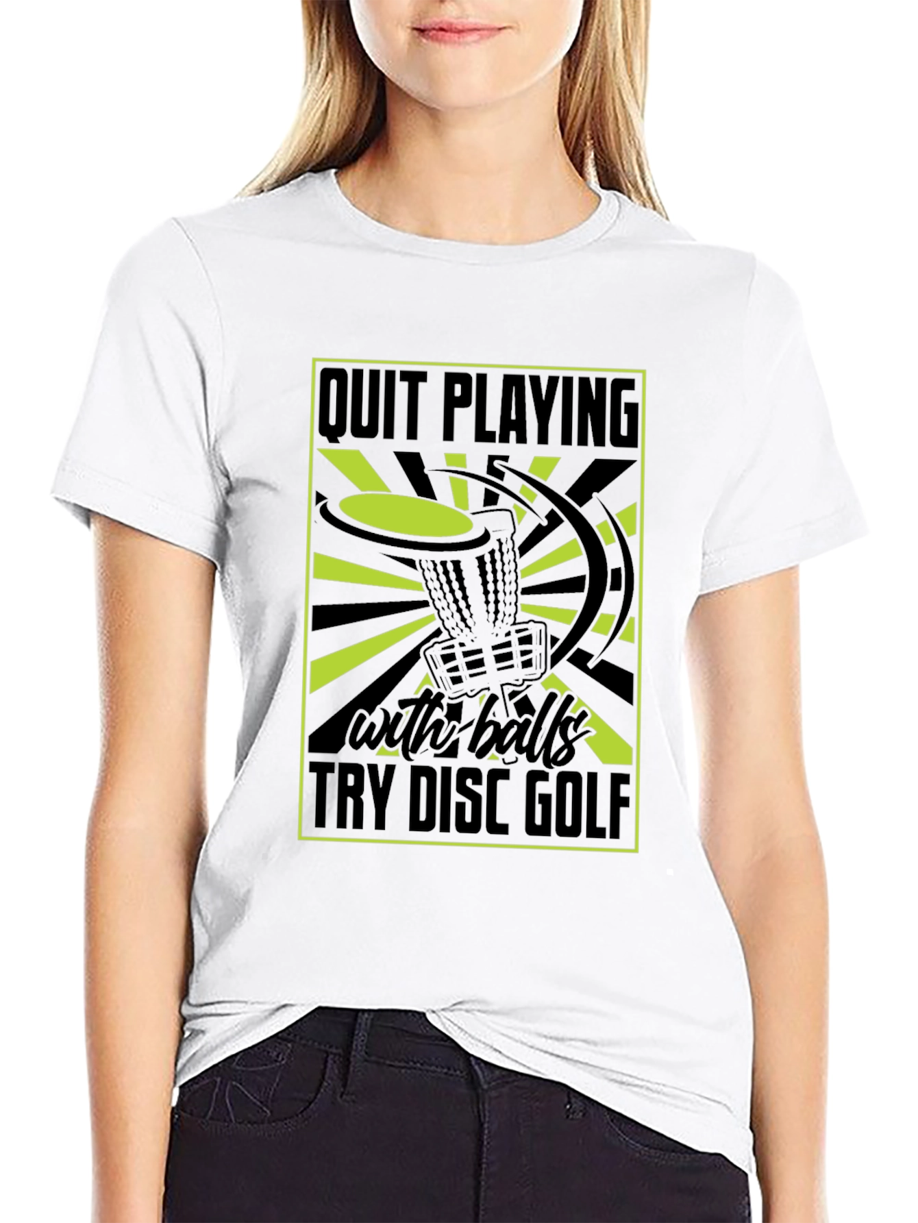 Quit Playing With Balls Try Disc Golf T-Shirt