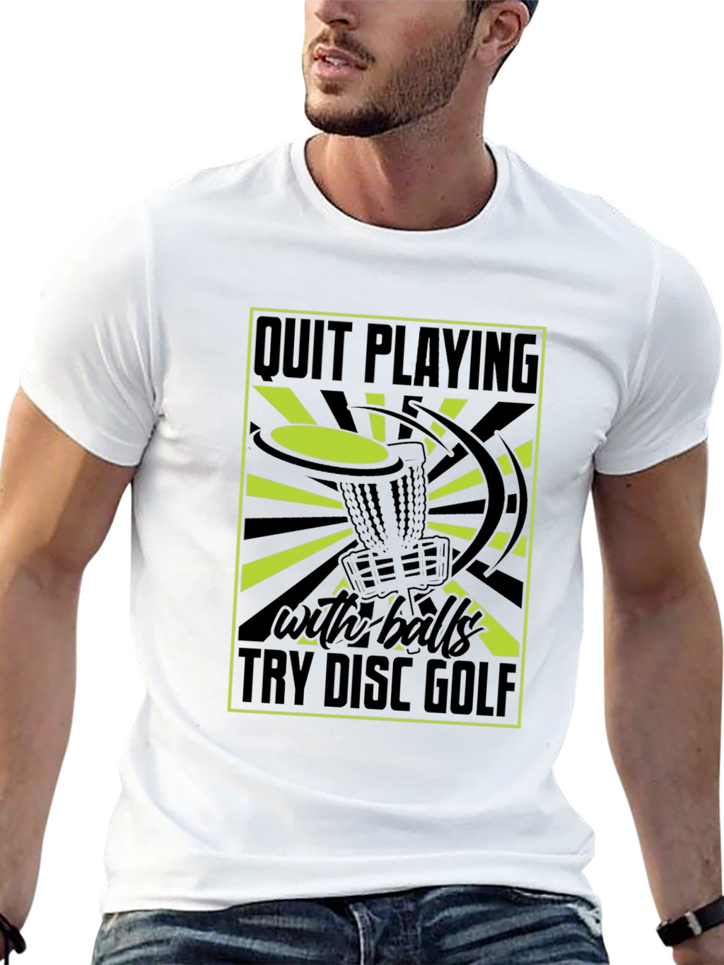 Quit Playing With Balls Try Disc Golf T-Shirt