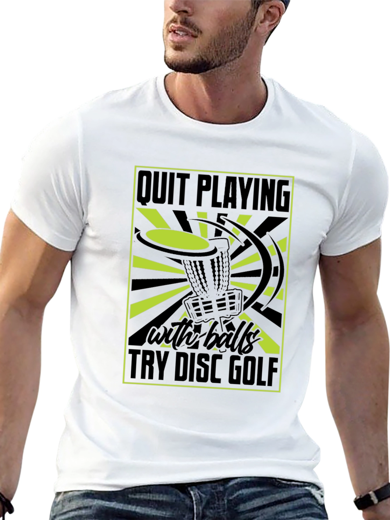 Quit Playing With Balls Try Disc Golf T-Shirt