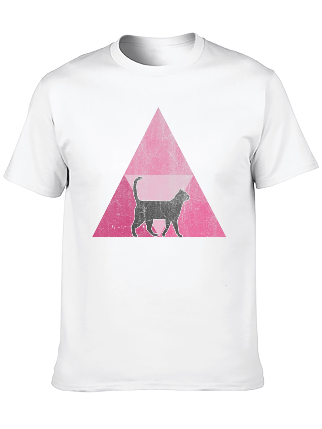 Triangle Cat Graphic Tee