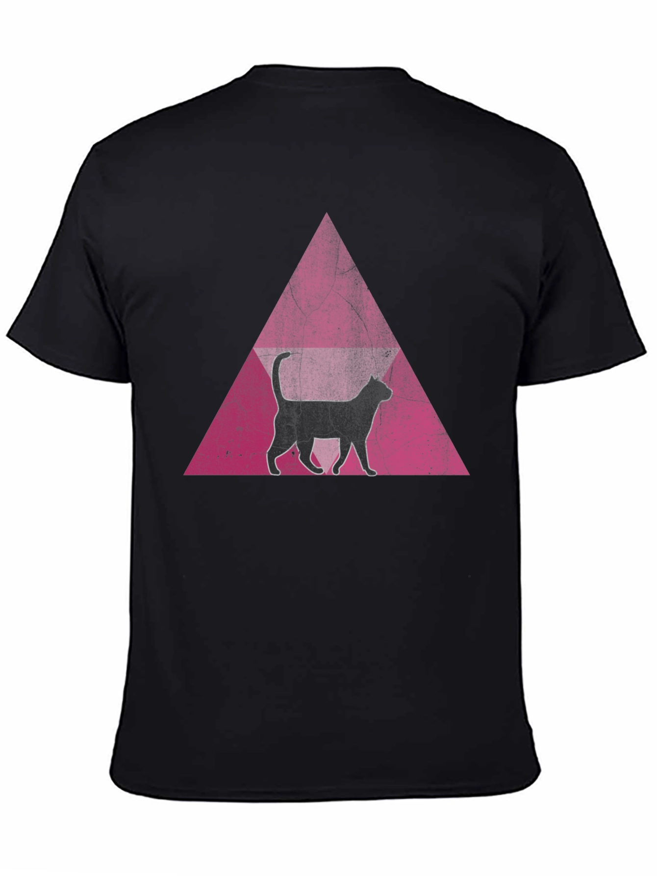 Triangle Cat Graphic Tee