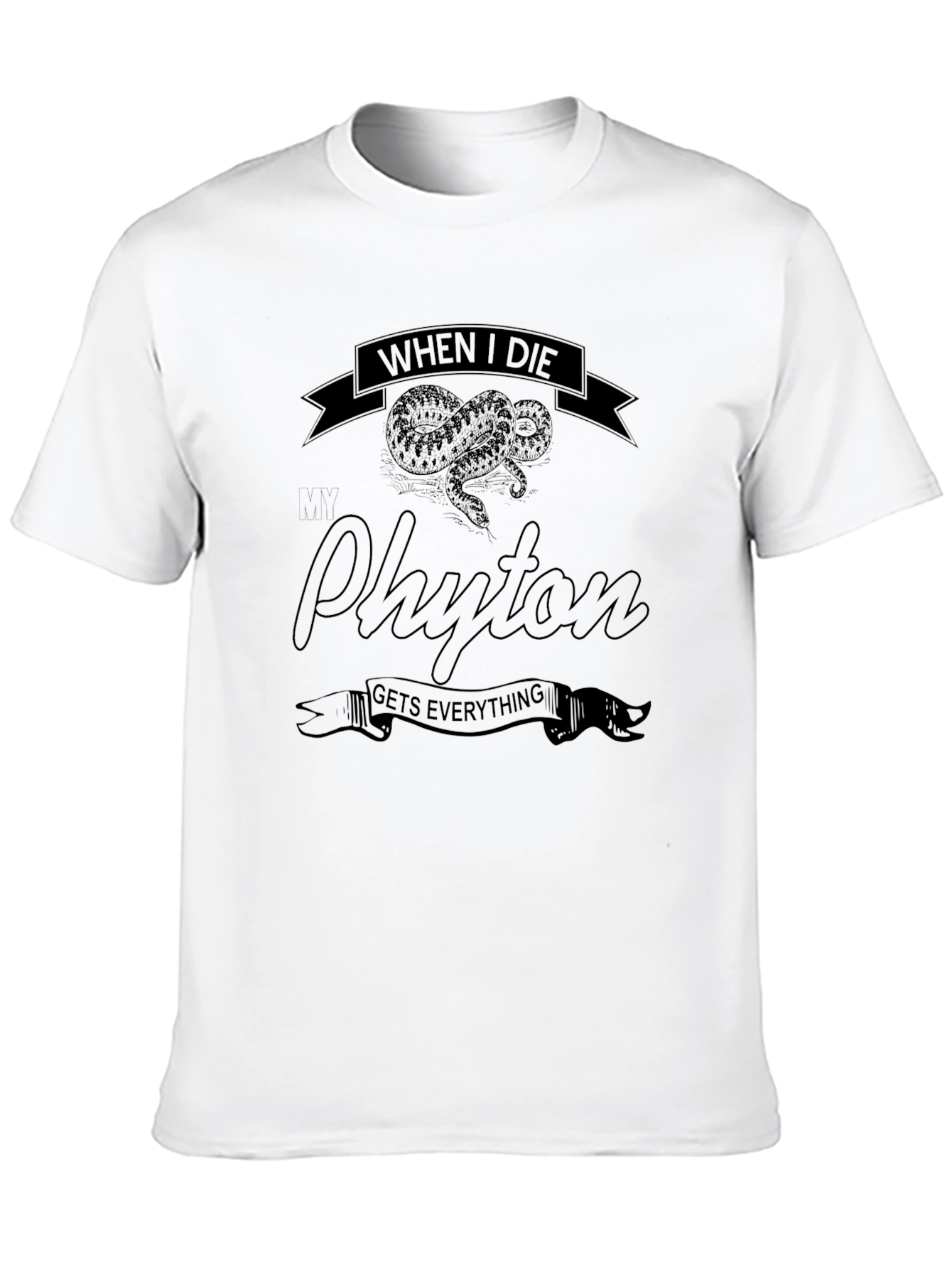 Python Snake Novelty T-Shirt