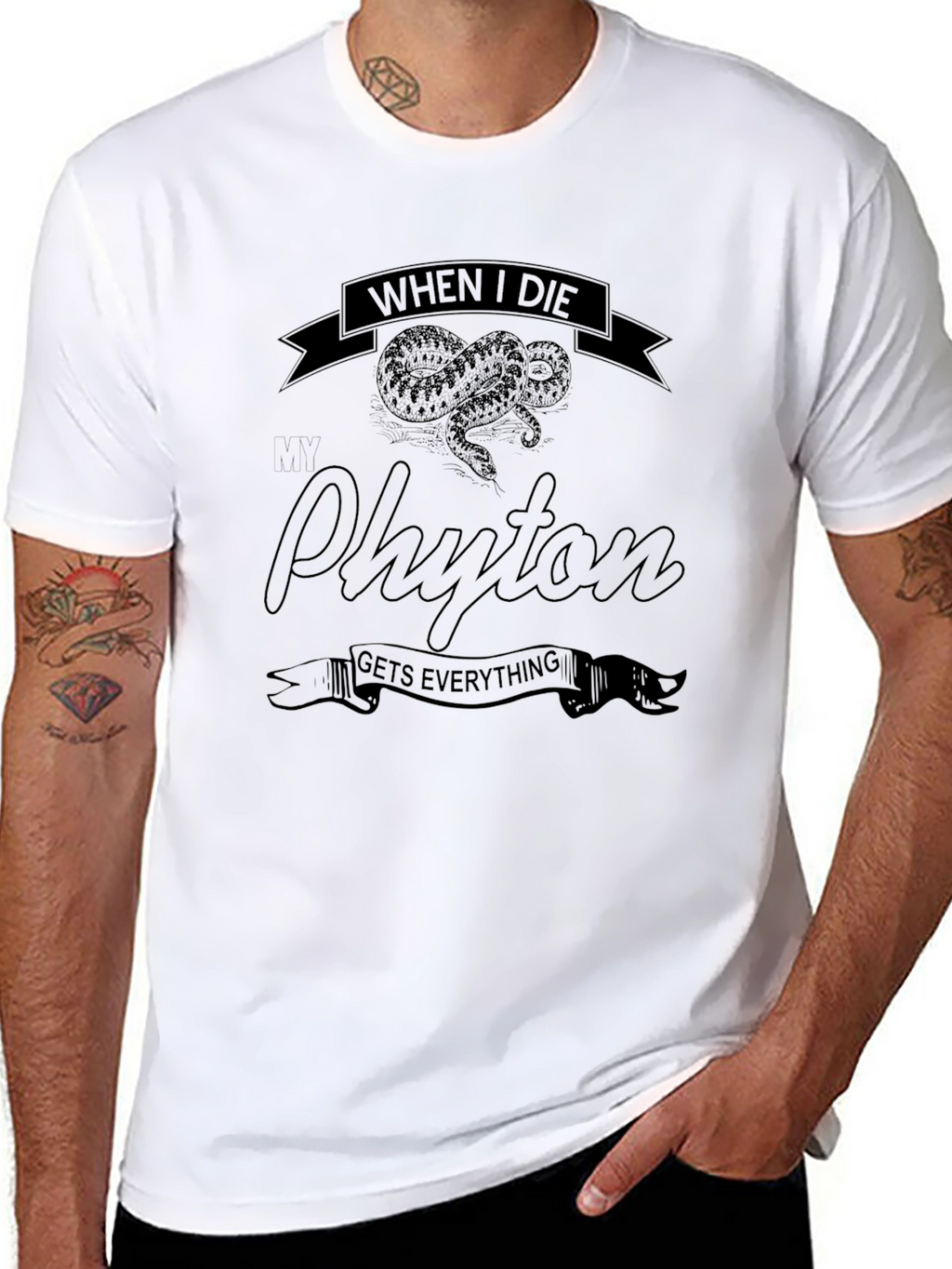 Python Snake Novelty T-Shirt