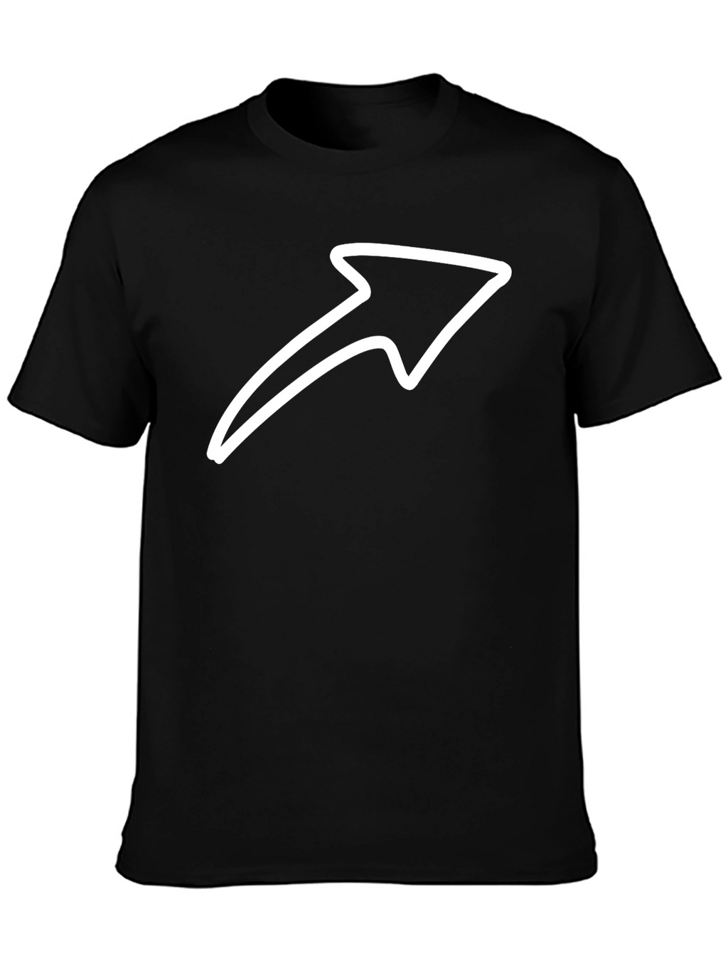 Arrow Graphic Black T-Shirt