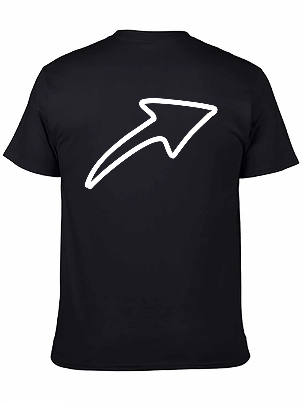 Arrow Graphic Black T-Shirt