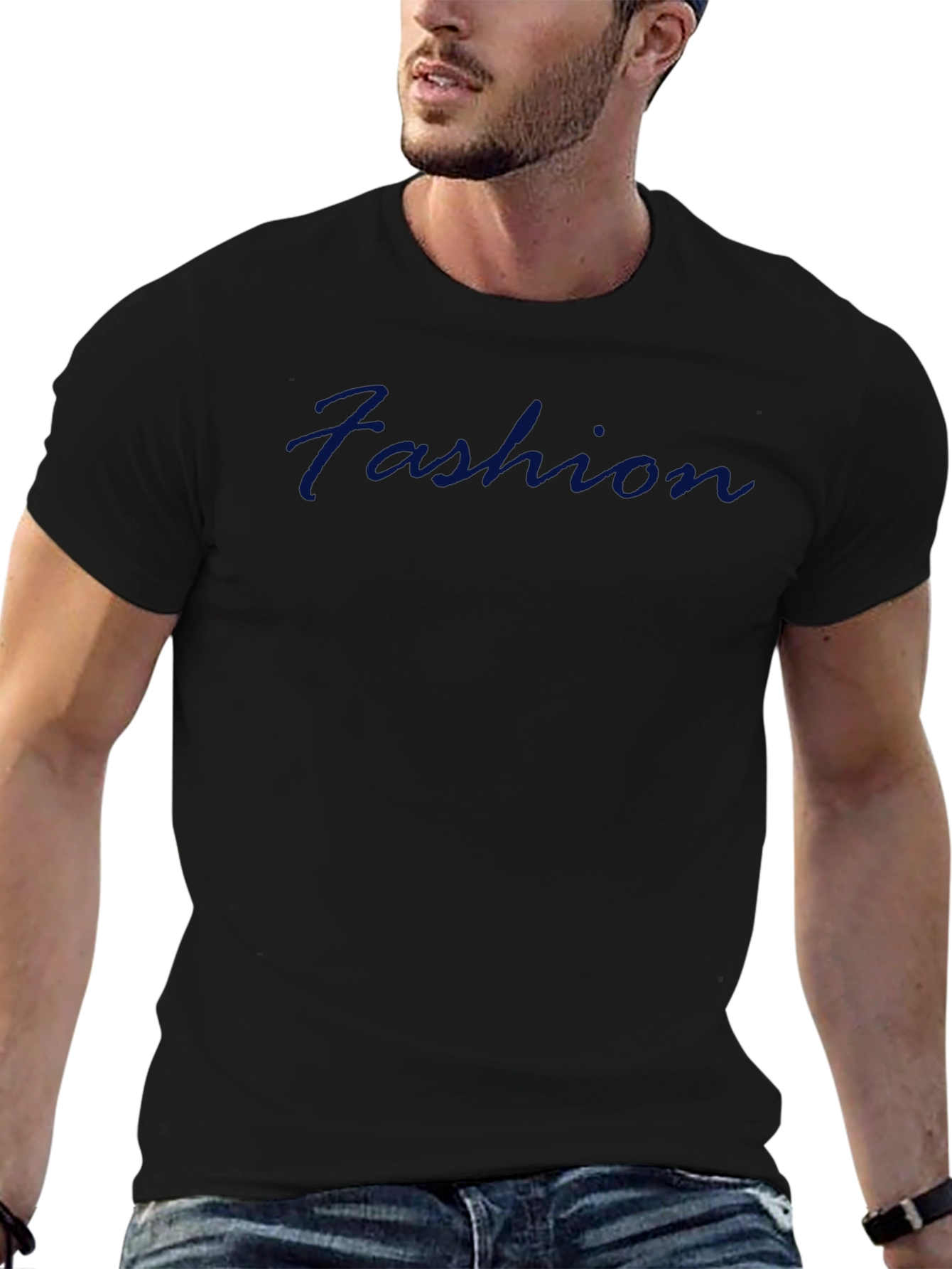 Mens Fashion Crew Neck T-Shirt