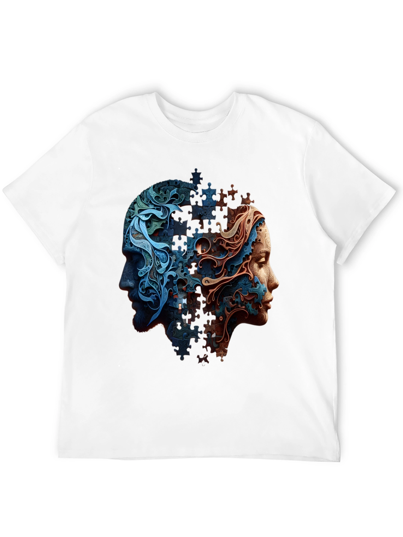 Puzzle Piece Minds Graphic T-Shirt
