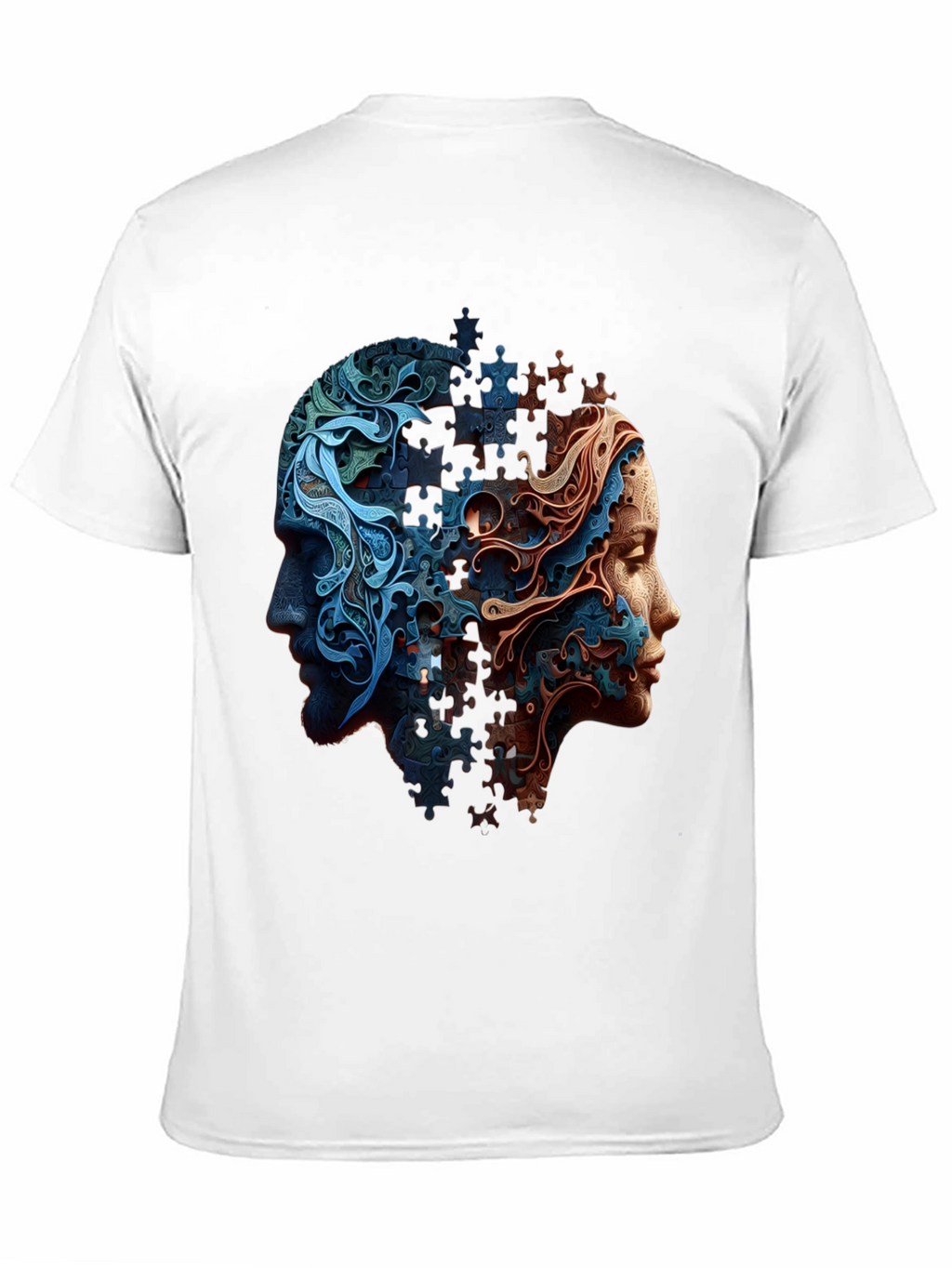 Puzzle Piece Minds Graphic T-Shirt