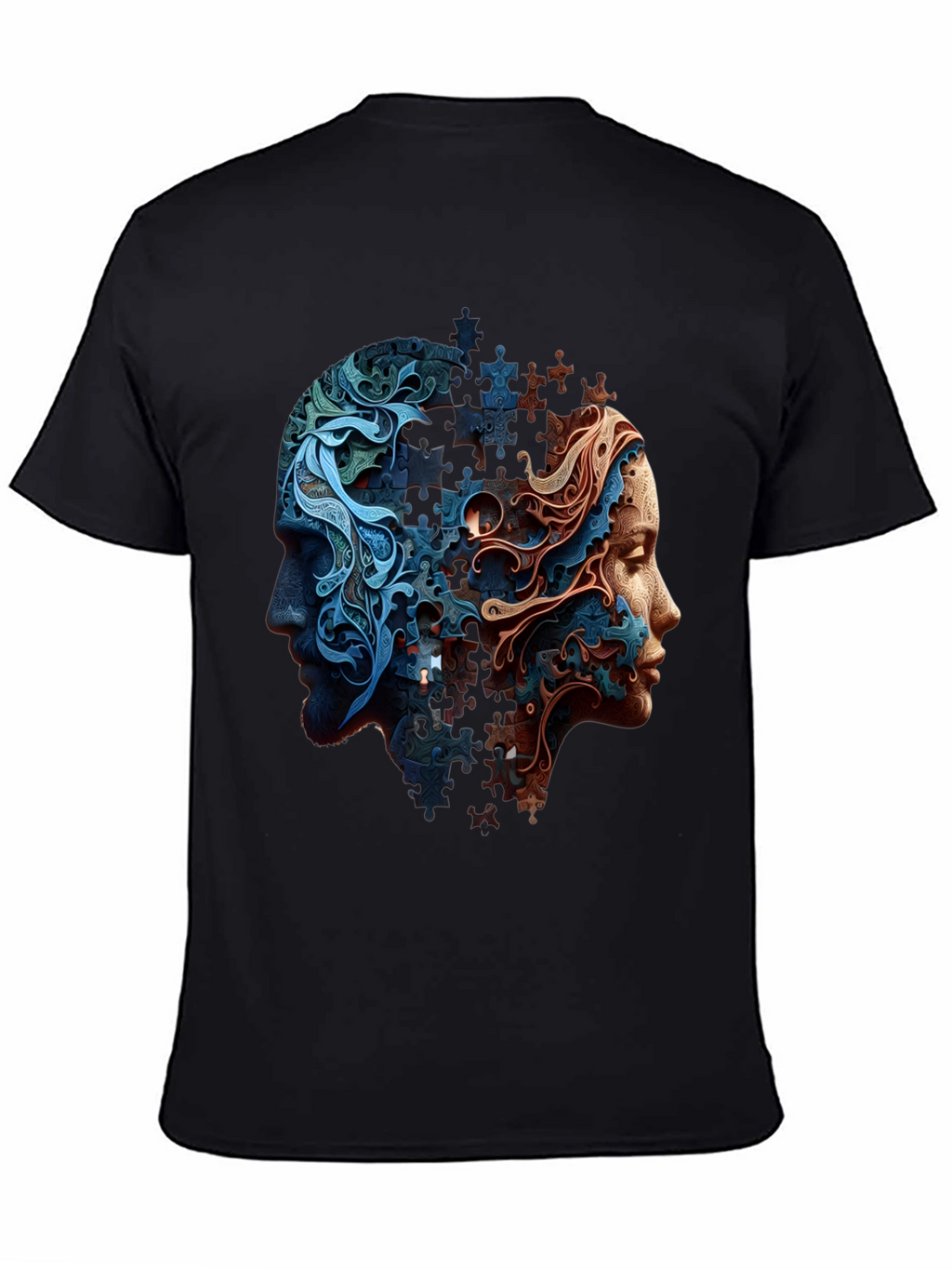 Puzzle Piece Minds Graphic T-Shirt