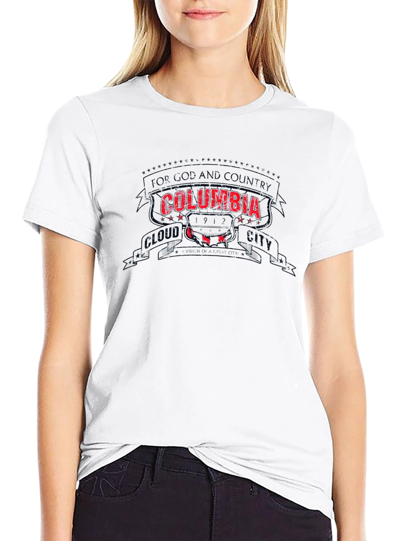 Columbia Graphic Tee - God and Country Pride