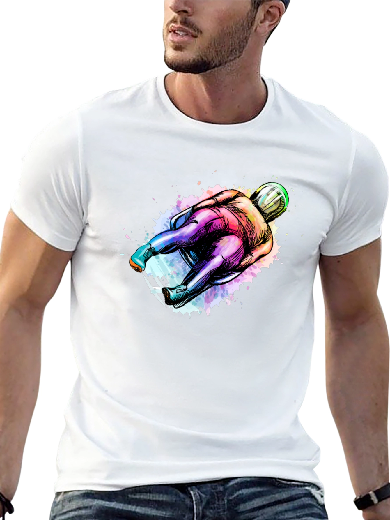 Luge Athlete Graphic T-Shirt