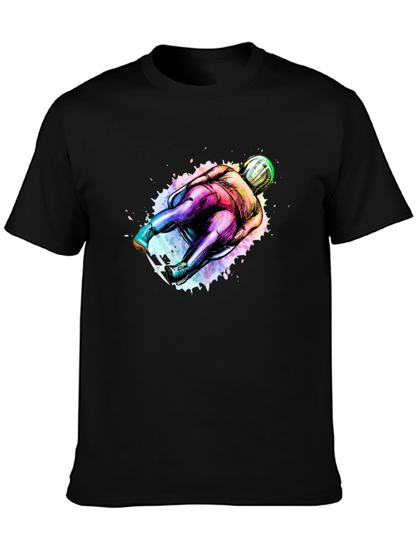 Luge Athlete Graphic T-Shirt