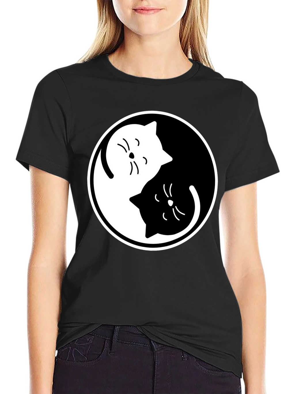 Yin Yang Cats T-Shirt
