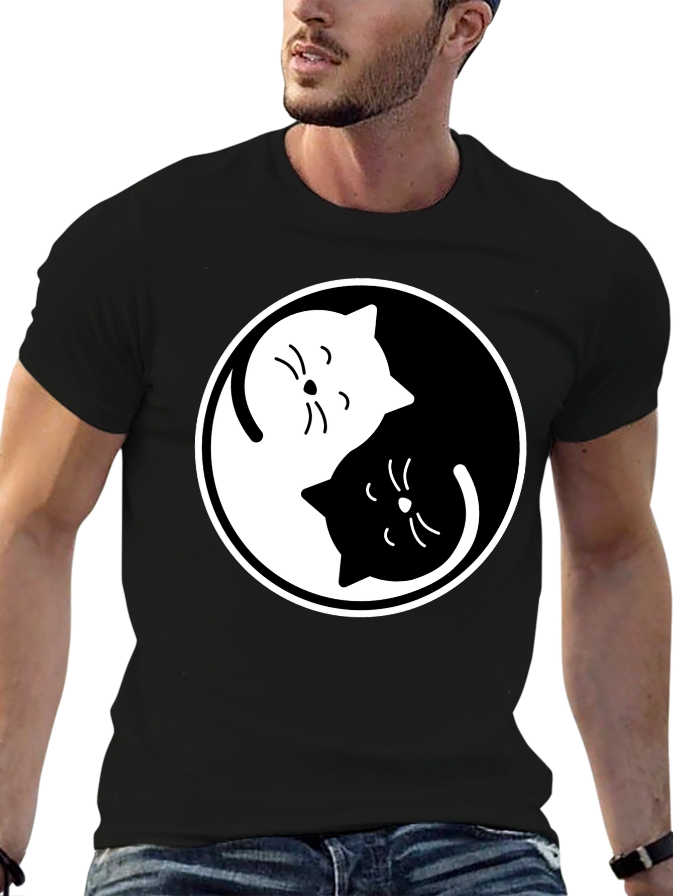 Yin Yang Cats T-Shirt