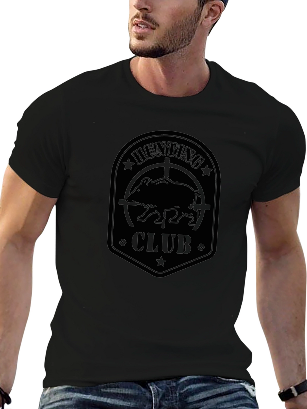 Hunting Club Black T-Shirt