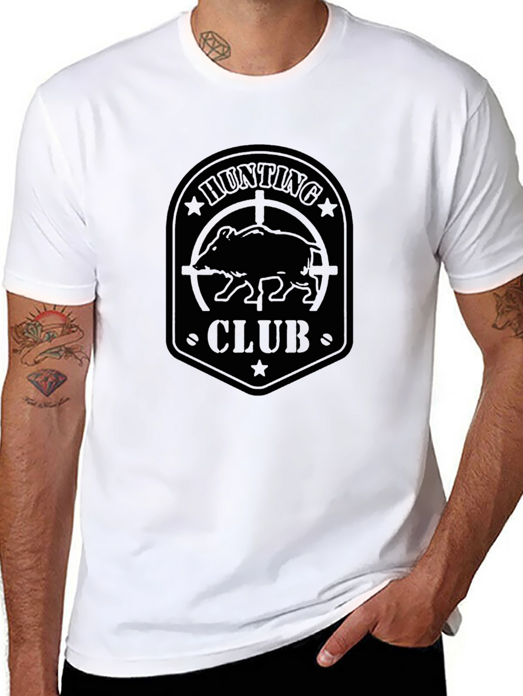 Hunting Club Black T-Shirt