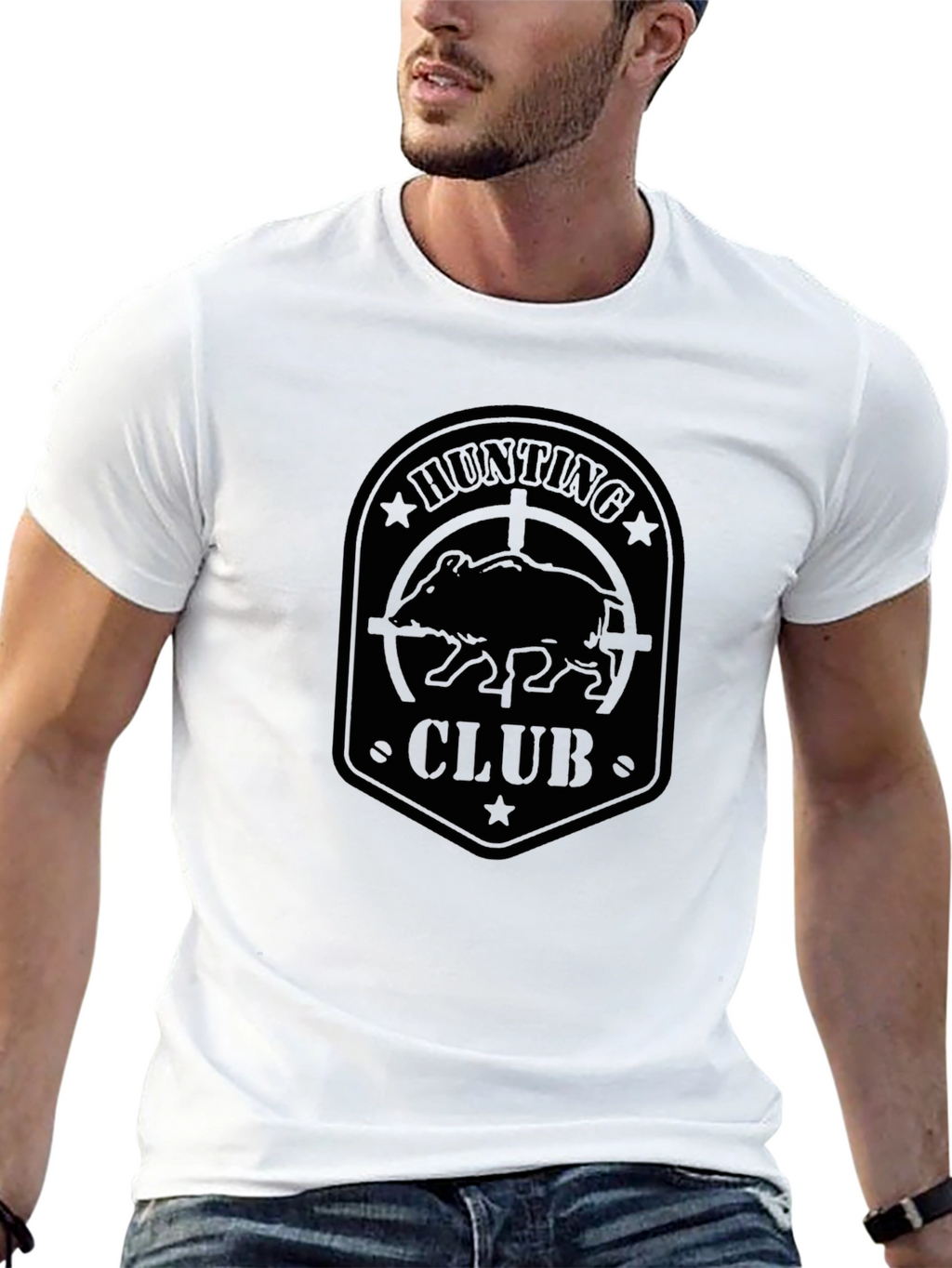 Hunting Club Black T-Shirt