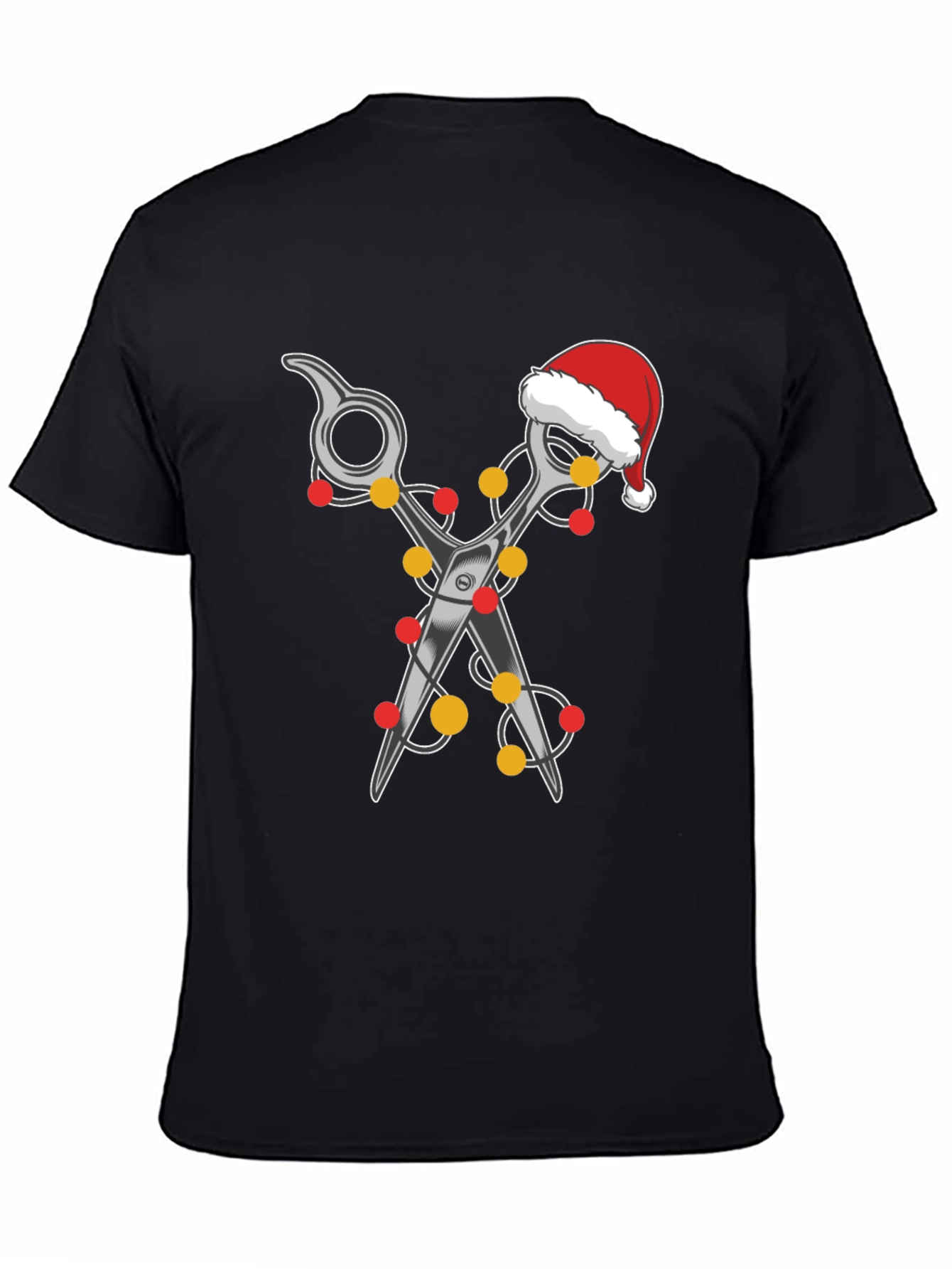 Festive Barber T-Shirt: Holiday Hair Stylist Tee
