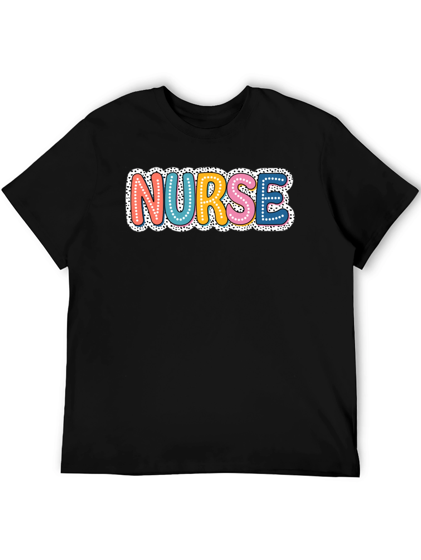 Colorful Nurse T-Shirt - Novelty Graphic Tee