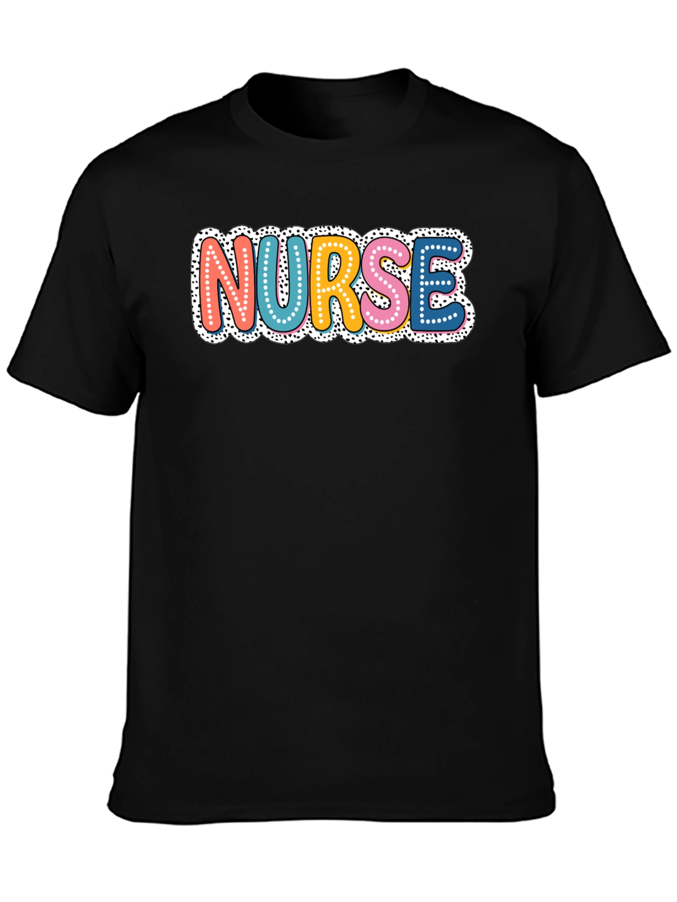 Colorful Nurse T-Shirt - Novelty Graphic Tee