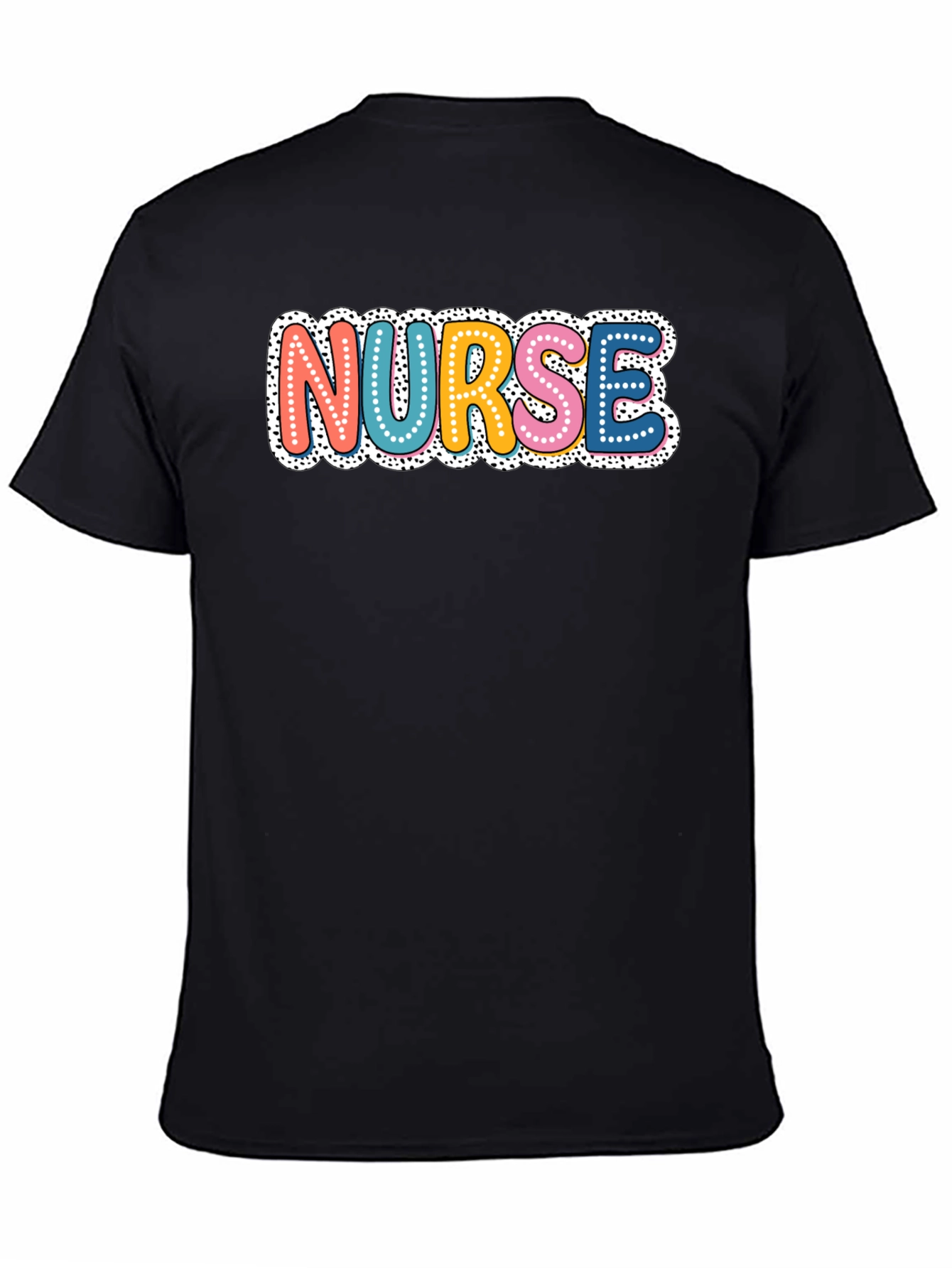 Colorful Nurse T-Shirt - Novelty Graphic Tee