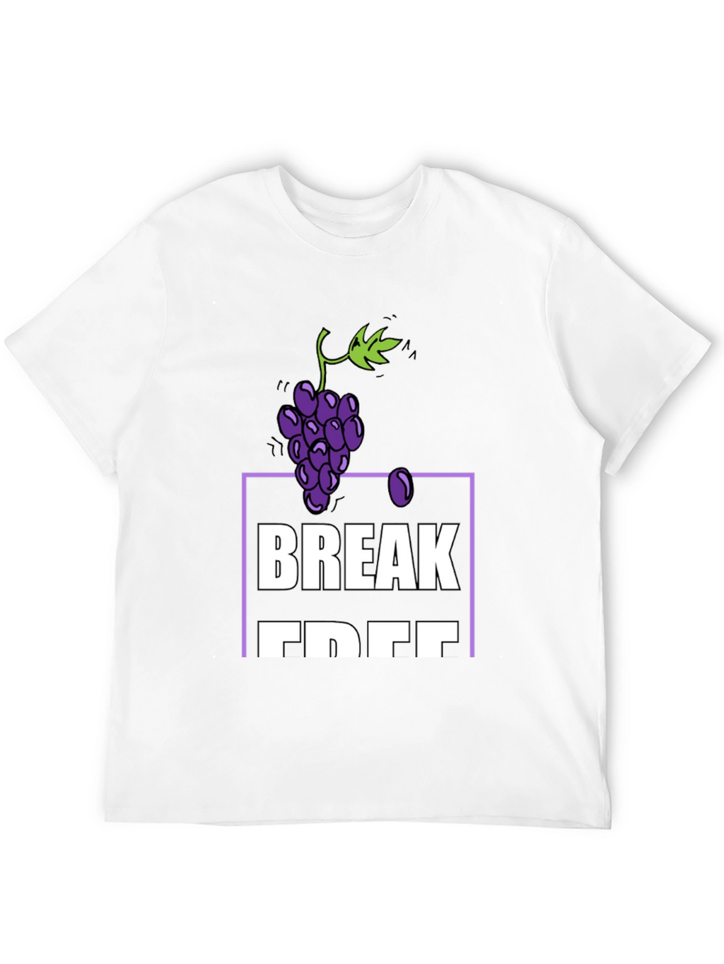 Grapes Break Free T-Shirt - Soft Cotton Blend