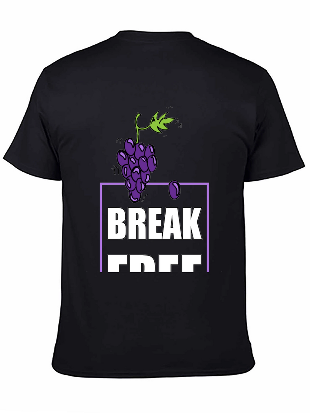 Grapes Break Free T-Shirt - Soft Cotton Blend