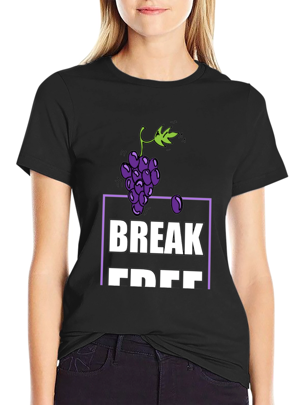 Grapes Break Free T-Shirt - Soft Cotton Blend