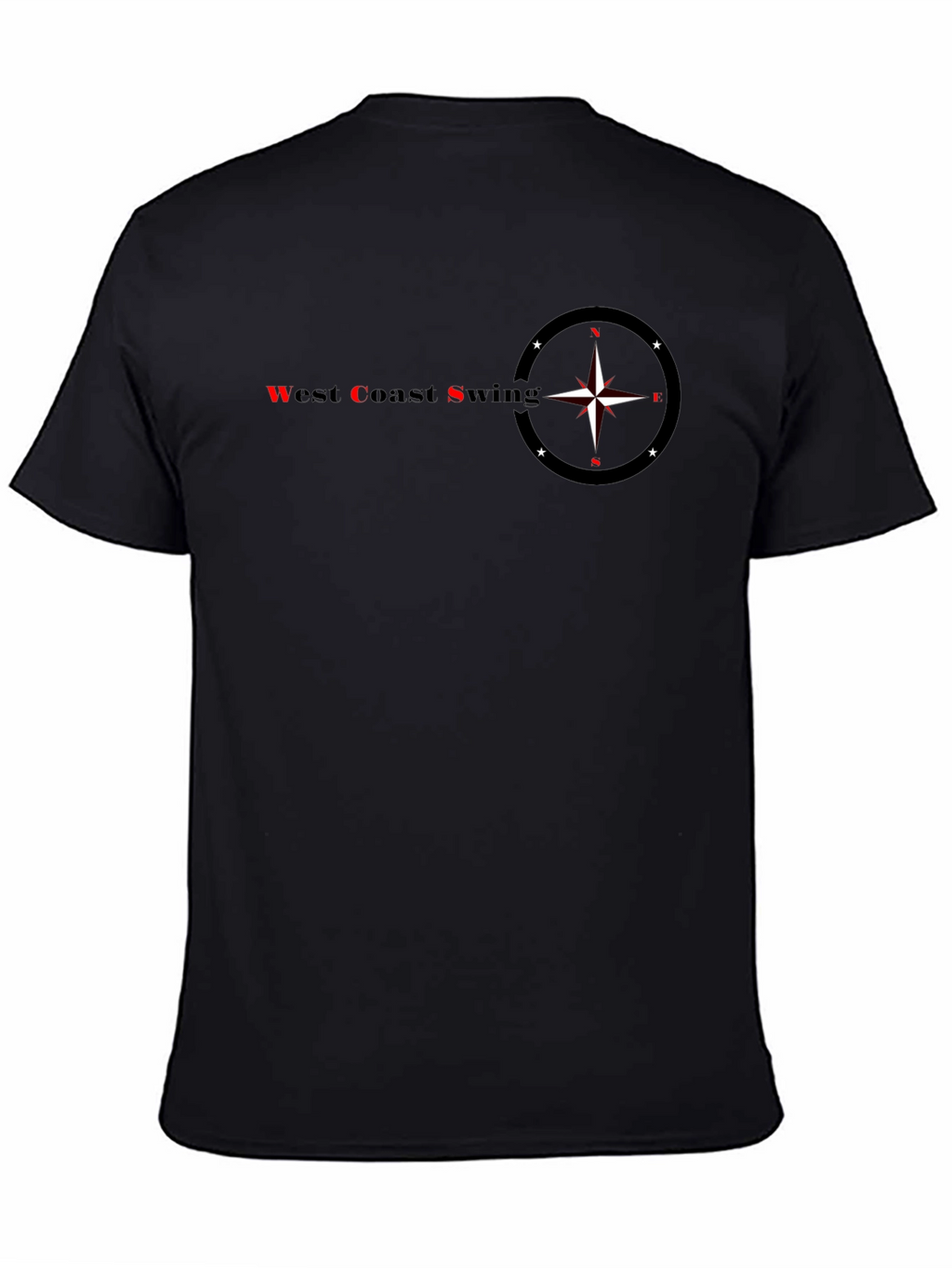 West Coast Swing Graphic Black T-Shirt