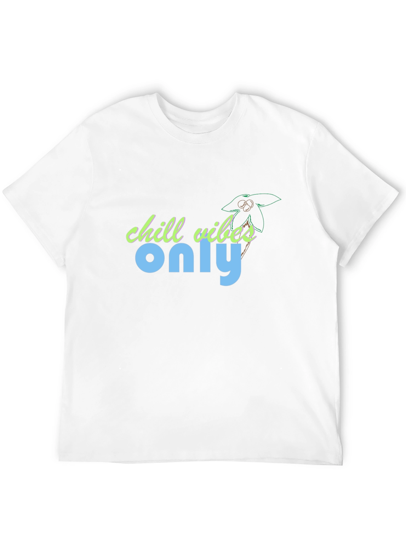 Chill Vibes Only Black Graphic Tee