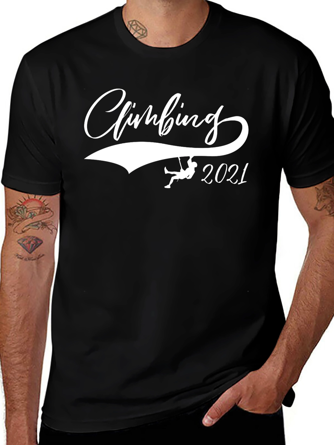 Climbing 2021 T-Shirt - Rock Climbing Design