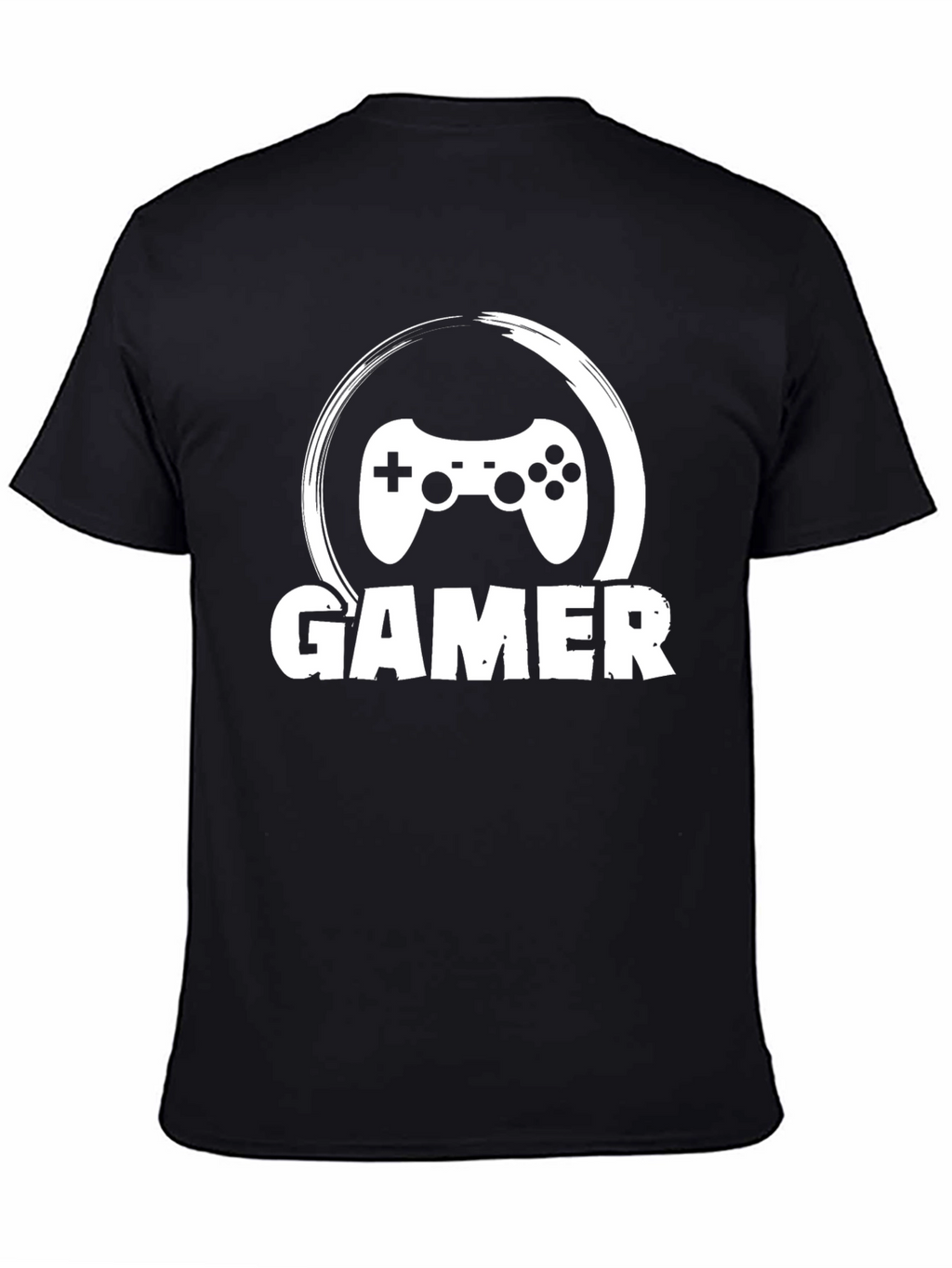 Gamer T-Shirt - Black Cotton Blend Gaming Tee