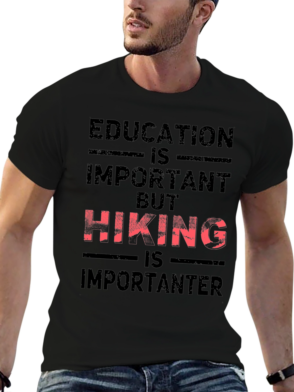 Hiking Is Importanter Graphic Tee